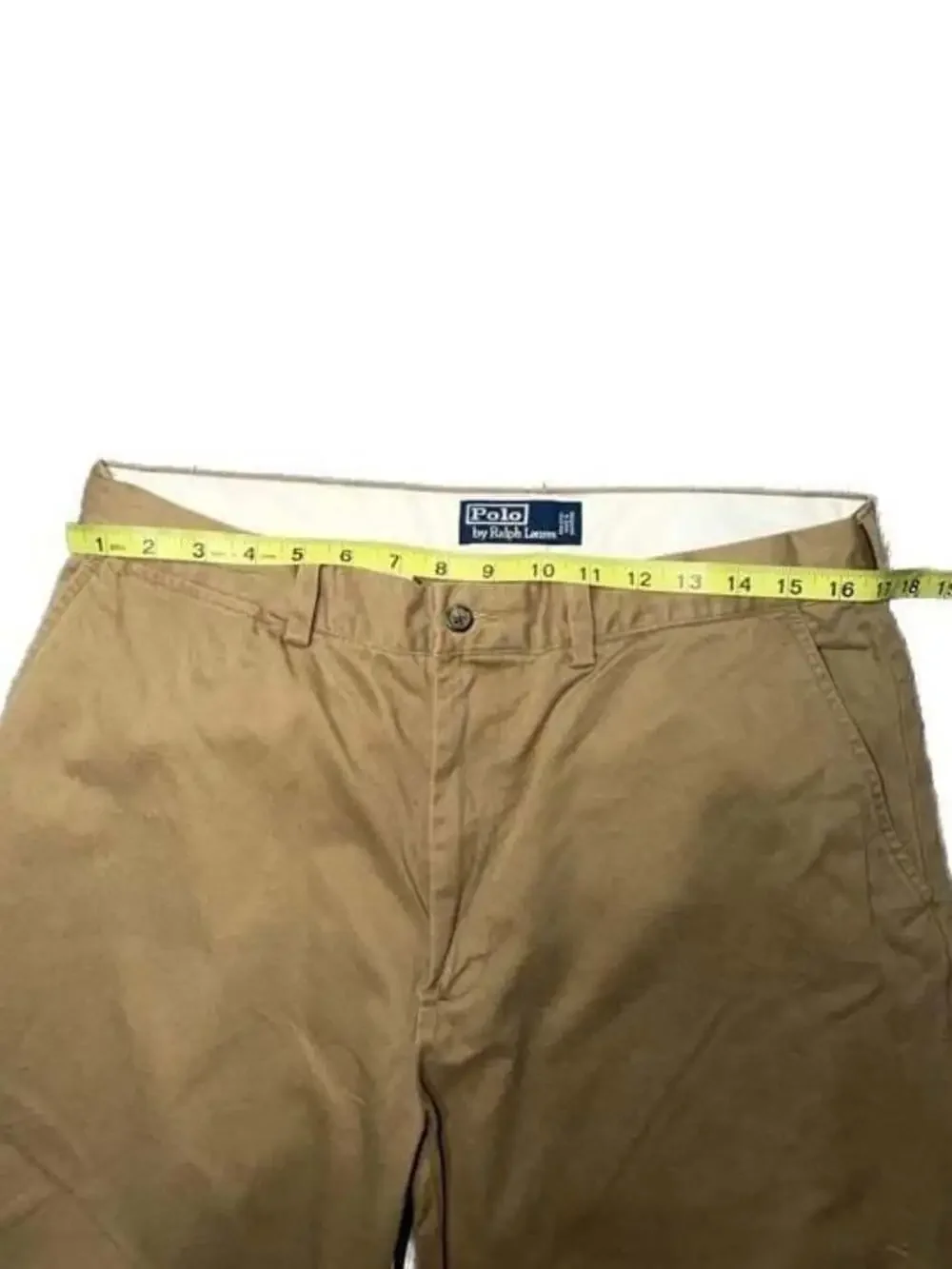 Polo Ralph Lauren Vintage Cotton Chino Pants Khaki 34x30